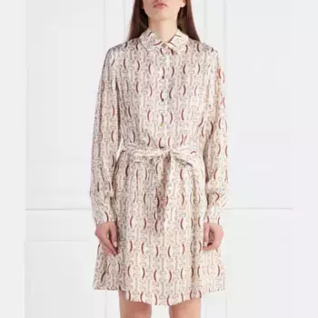 Платье с поясом Marciano Guess, коричневый