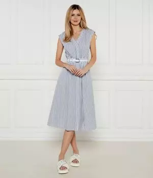 Платье с поясом Michael Kors, синий