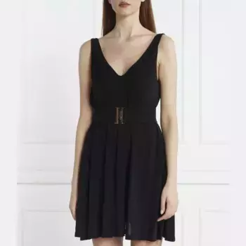 Платье с поясом Pinko, черный