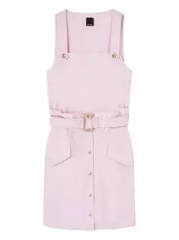 Платье с поясом PINKO, розовый