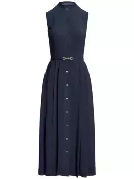 Платье с поясом Ralph Lauren Collection, синий