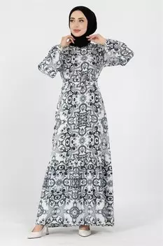 Платье с поясом Sevitli, черный