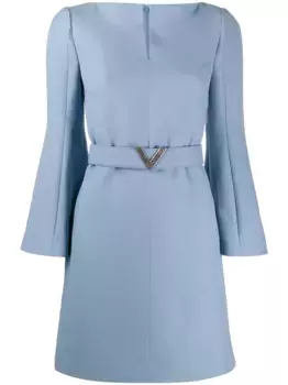 Платье с поясом VALENTINO GARAVANI, синий