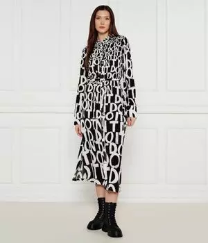 Платье с поясом vest_tripoli Desigual, черный