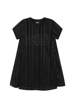 Платье с принтом DKNY, черный