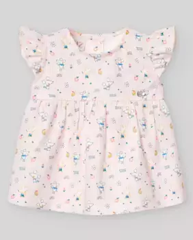 Платье с принтом для девочки, Подарочная коллекция PAZ Rodrguez, оранжевый