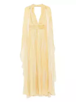 Платье с принтом Elie Saab, желтый