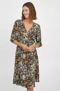 Платье с принтом Fransa " Fransa FRCahavis", зеленый