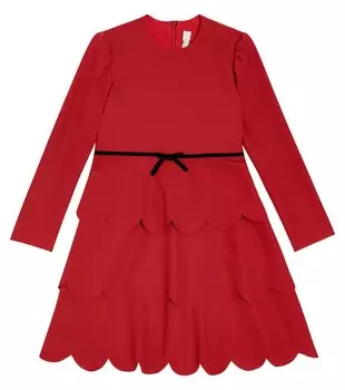 Платье с принтом Il Gufo, мультиколор