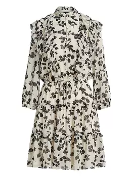 Платье с принтом листьев Lauren Ralph Lauren, нейтральный