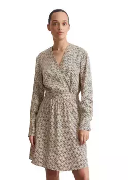 Платье с принтом Marc O'Polo "из LENZING ECOVERO", бежевый