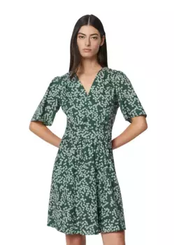 Платье с принтом Marc O'Polo, выполненное из смеси лиоцелла OCS Blended-TENCEL, черный