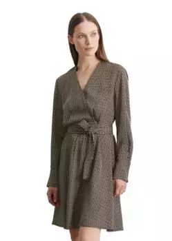 Платье с принтом Marc O'Polo "из LENZING ECOVERO", черный