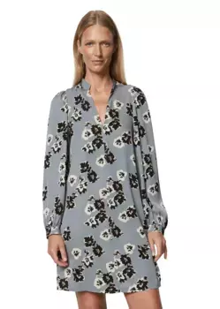 Платье с принтом Marc O'Polo "из LENZING ECOVERO", синий