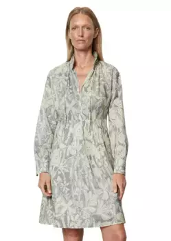 Платье с принтом Marc O'Polo "из чистого хлопка", голубой