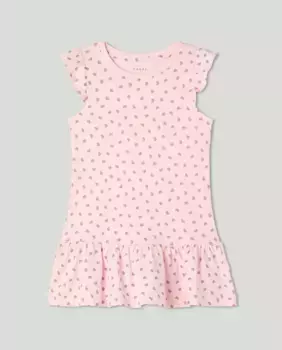 Платье с принтом name it, розовый