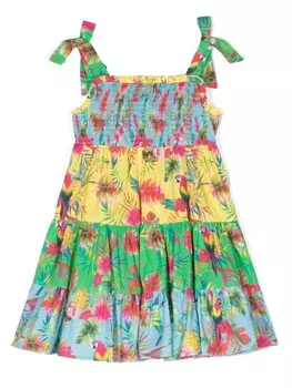 Платье с принтом Patachou, зеленый