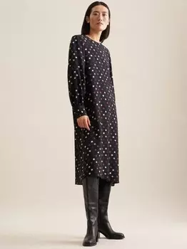 Платье с принтом Seidensticker, черный