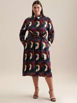 Платье с принтом Seidensticker, черный