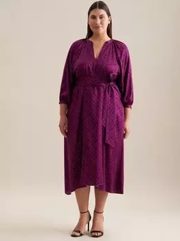 Платье с принтом Seidensticker, фиолетовый