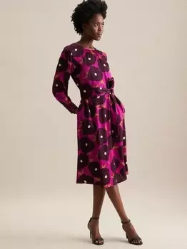 Платье с принтом Seidensticker, фиолетовый