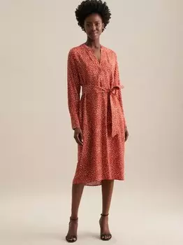 Платье с принтом Seidensticker, красный