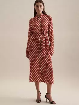 Платье с принтом Seidensticker, красный