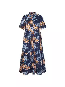 Платье с принтом Seidensticker, синий
