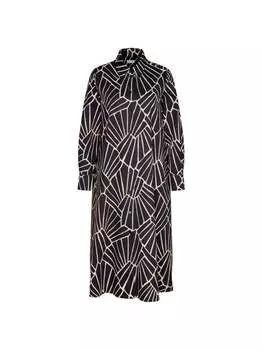 Платье с принтом Seidensticker, синий