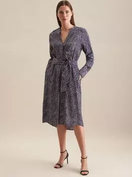 Платье с принтом Seidensticker, синий