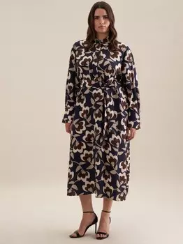 Платье с принтом Seidensticker, синий