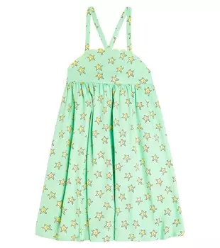 Платье с принтом Stella Mccartney, мультиколор