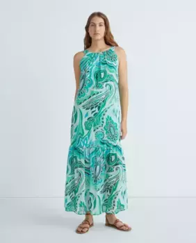 Платье с принтом Zermatt, зеленый