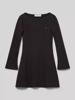 Платье с пришитыми этикетками модель 'PUNTO' Calvin Klein Jeans, черный