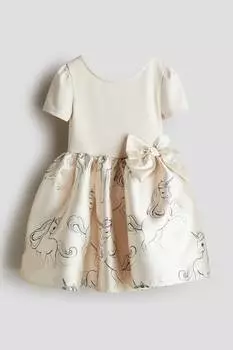 Платье с расклешенной юбкой H&M, мультиколор