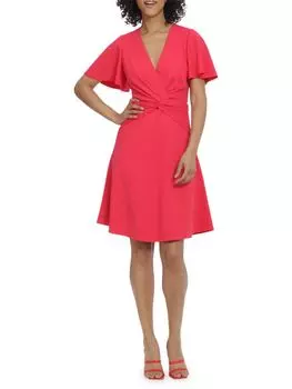 Платье с расклешенными рукавами и расклешенными рукавами Maggy London, цвет Red Rose