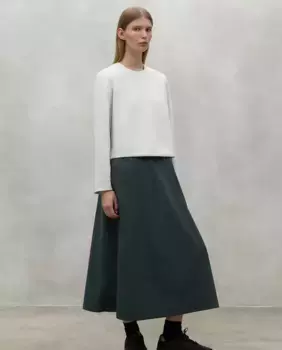 Платье с регулируемой талией и боковыми карманами Ecoalf, белый