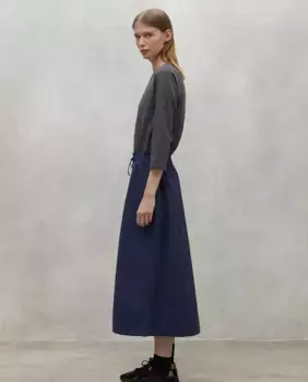 Платье с регулируемой талией и боковыми карманами Ecoalf, темно-серый