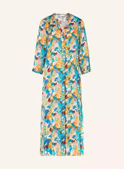 Платье с рукавами 3/4 rich&royal, цвет TRKIS/HELLGRN/ORANGE