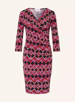 Платье с рукавами 3/4, с запахом. Joseph Ribkoff, розовый