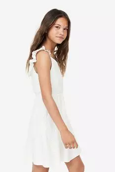 Платье с рюшами H&M