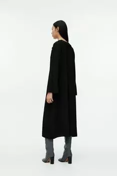 Платье с рюшами H&M, черный