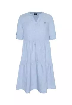 Платье с рюшами POLO SYLT, цвет Bel Air Blue