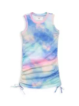 Платье с рюшами Rainbow Cloud для маленьких девочек Sol Angeles