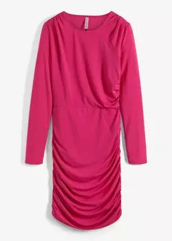 Платье с рюшами Rainbow, розовый