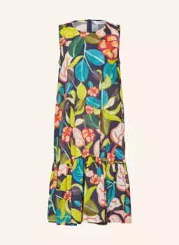 Платье с рюшами Robert Friedman, синий