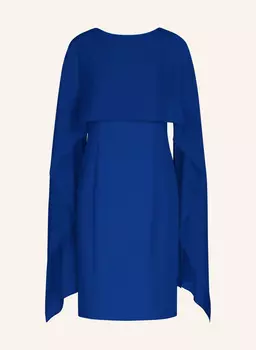 Платье с шифоновым палантином Apart, синий
