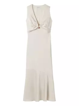 Платье с украшениями из колец Claudie Pierlot, белый