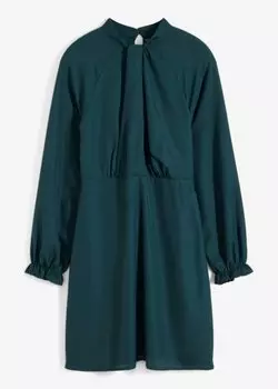 Платье с узлом Bodyflirt, зеленый