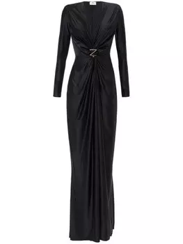 Платье с узлом Elisabetta Franchi, черный